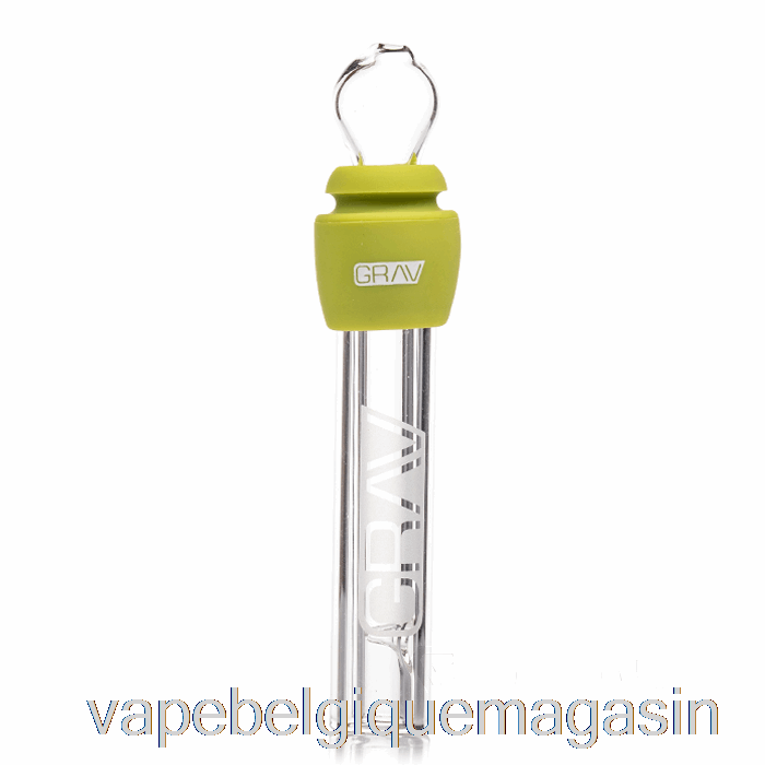 Verre Grav De Jus De Vape émoussé Avec Silicone Vert Avocat